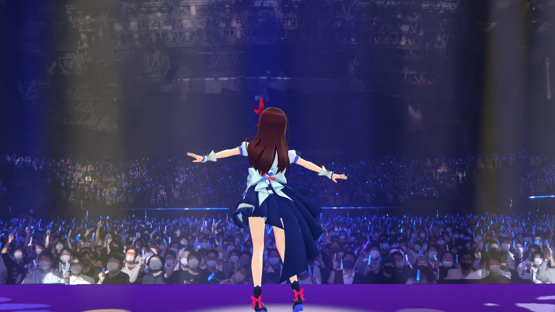 Tokino Sora performing on stage