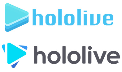 Change in logo top: old, bottom: new