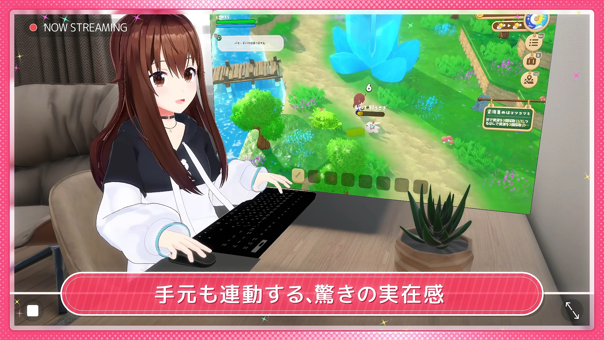 Tokino Sora 3D at home with keyboard and mouse input hook